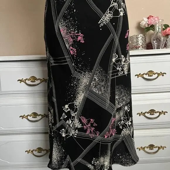 Y2k abstract print midi skirt - Picture 5 of 6